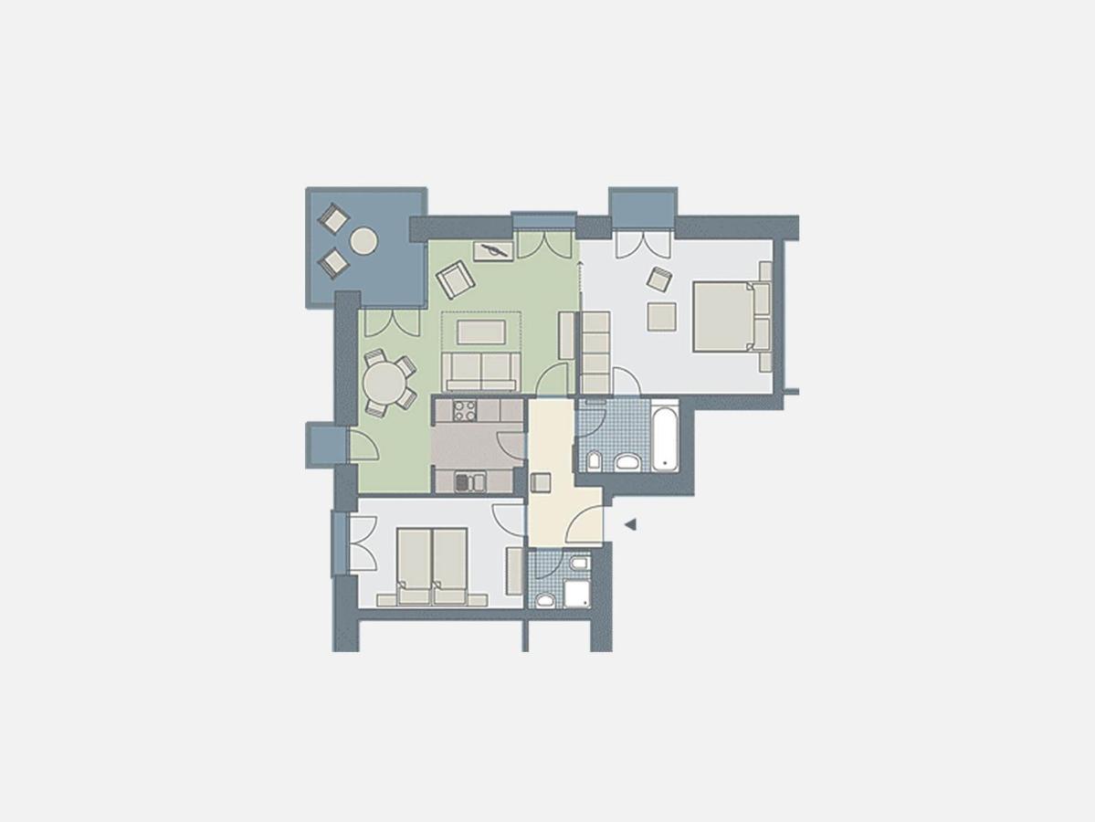 Kaiservillen Heringsdorf - Ferienwohnung Mit 2 Schlafzimmern Und Balkon D213 Esterno foto